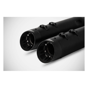 Preview: SLIP-ON SILENCER SET INOX BLACK FOR M8 TOURING WITH EC TYPE APPROVAL EURO 5